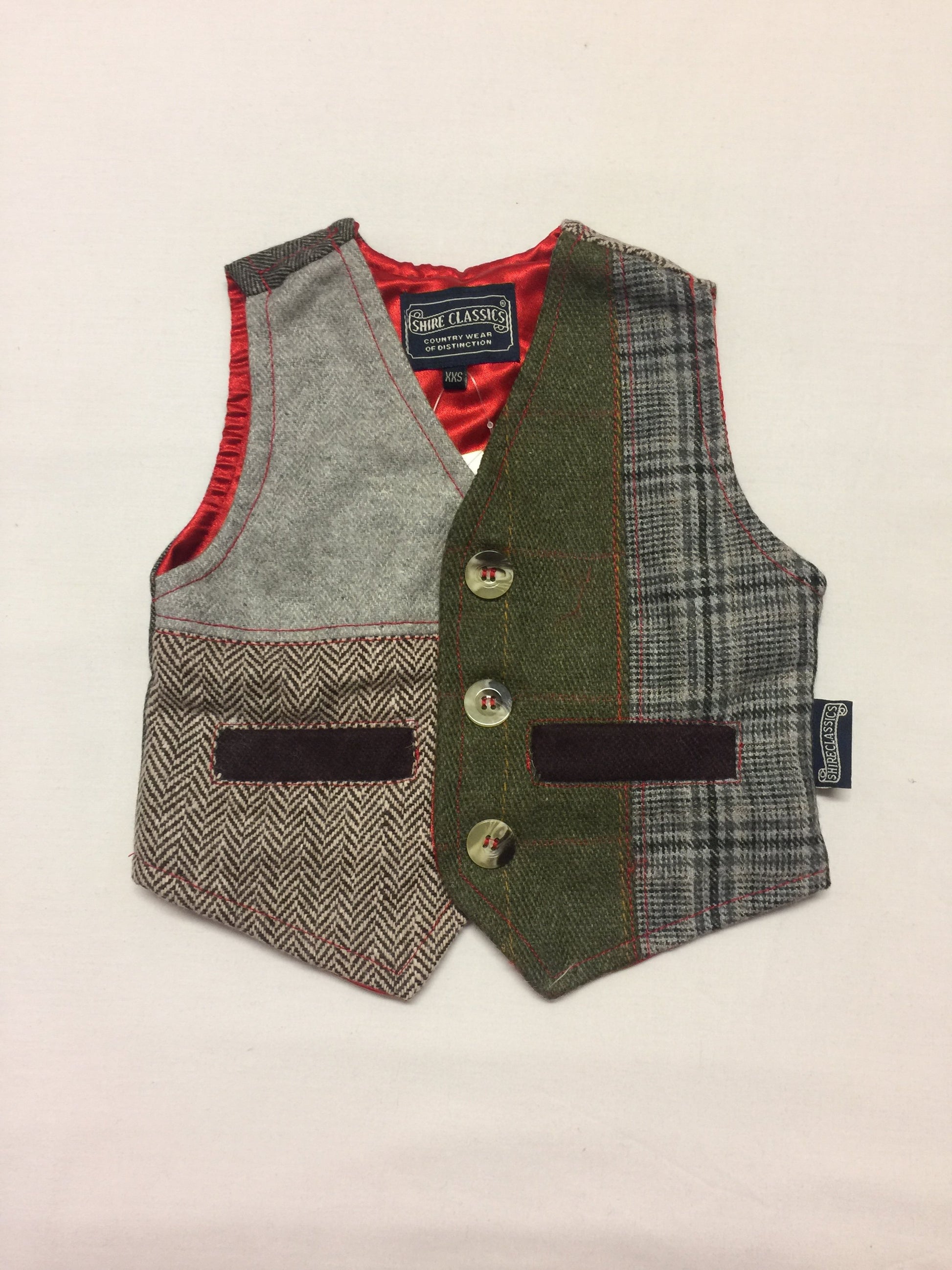 Boys' Tweed Waistcoat