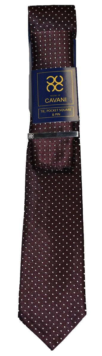 HOUSE OF CAVANI TIE SETS (VARIOUS COLOURS)