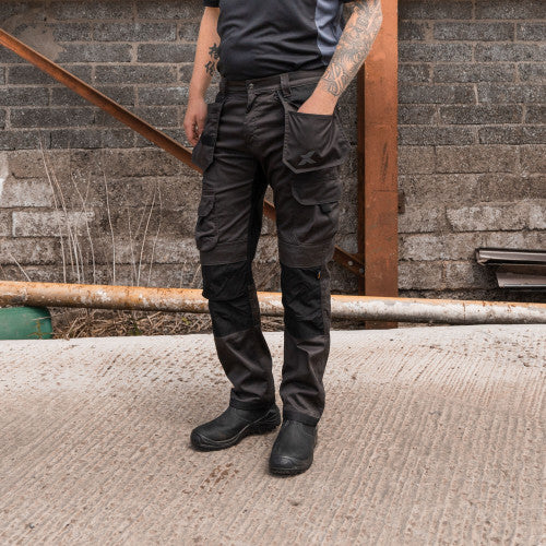 Xpert  Pro Stretch+ Work Trouser Grey / Black