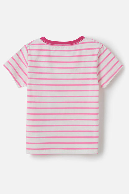 Lighthouse Causeway Kids T-Shirt - Sweet Pea Stripe Chick