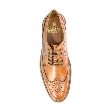 HOUSE OF CAVANI CAVENDISH TAN FORMAL SHOES 