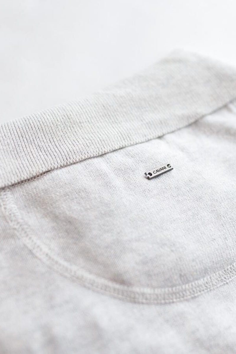 HOUSE OF CAVANI ECRU TEXTURED POLO SHIRT