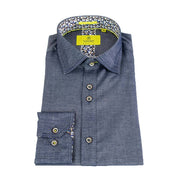 HOUSE OF CAVANI HUDSON BLUE SHIRT
