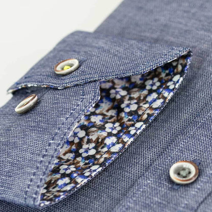 HOUSE OF CAVANI HUDSON BLUE SHIRT