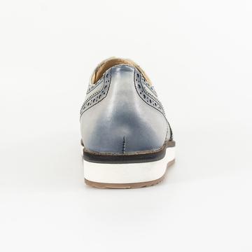 House of Cavani Mandu Grey Casual Brogue Shoes at Mills Country Store