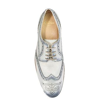 House of Cavani Mandu Grey Casual Brogue Shoes at Mills Country Store