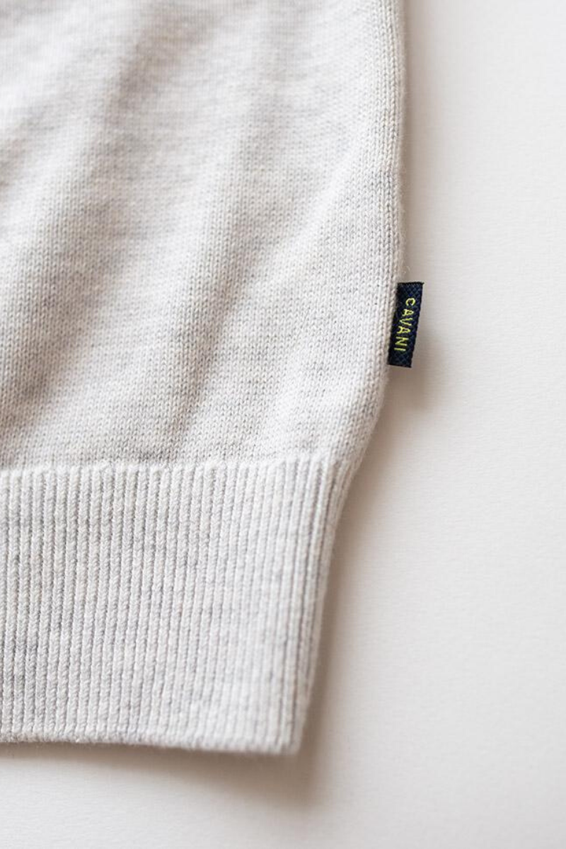 HOUSE OF CAVANI ECRU CREWNECK KNIT