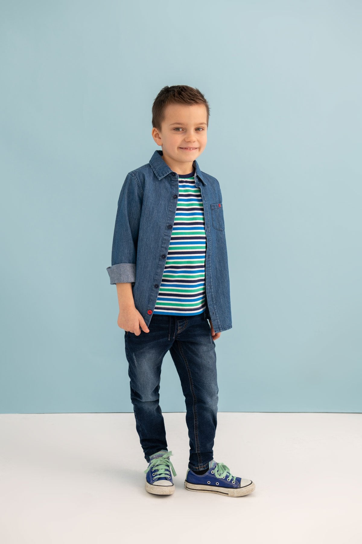 Lighthouse Charlie Boys Denim Shirt