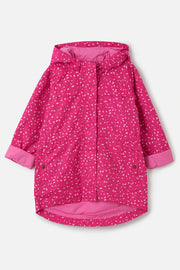 Charlotte - Girls Jacket Bright Pink Print