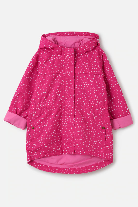 Charlotte - Girls Jacket Bright Pink Print