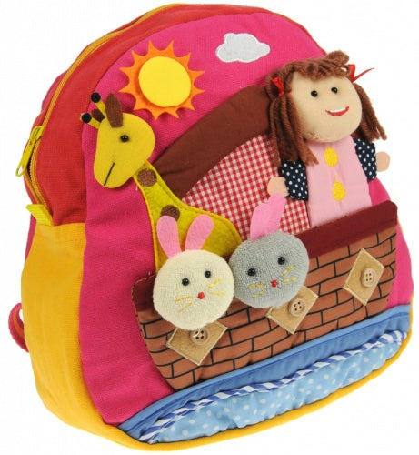 Toddlers Sensory Rucksack  Girl Ark & Animals