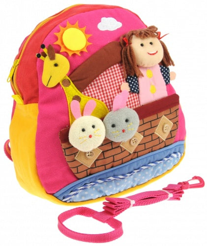 Toddlers Sensory Rucksack  Girl Ark & Animals