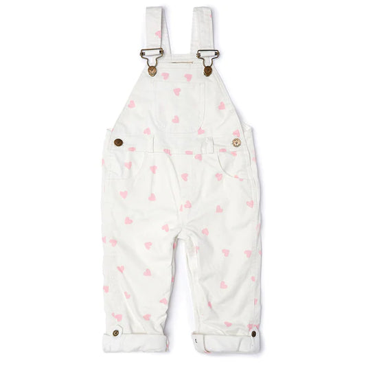 Dotty Dungarees in Love Heart