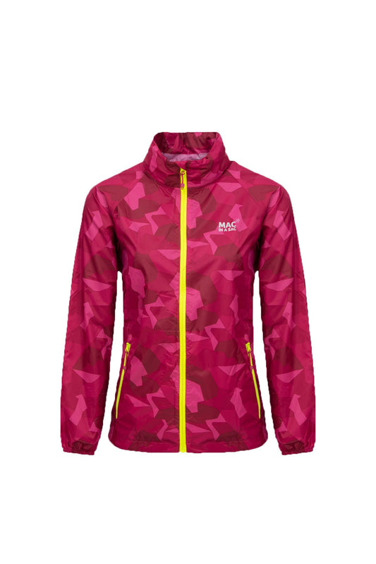 Mac In A Sac Edition Waterproof Jacket In Pink Camo @ www.millscountrystore.com