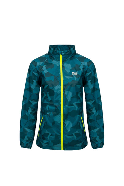 Mac In A Sac Edition Waterproof Jacket In Teal Camo @ www.millscountrystore.com