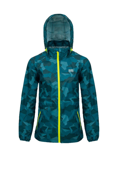 Mac In A Sac Edition Waterproof Jacket In Teal Camo @ www.millscountrystore.com