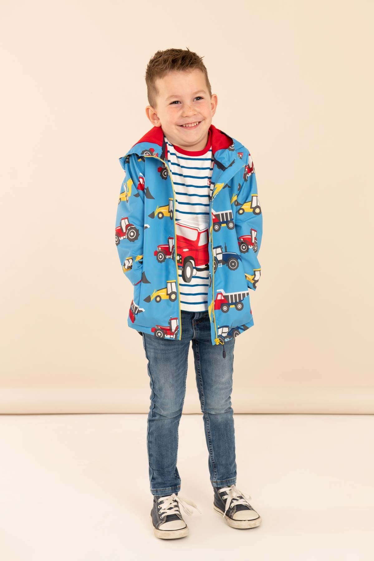 Lighthouse Boys Ethan Waterproof Coat Tractor & Digger