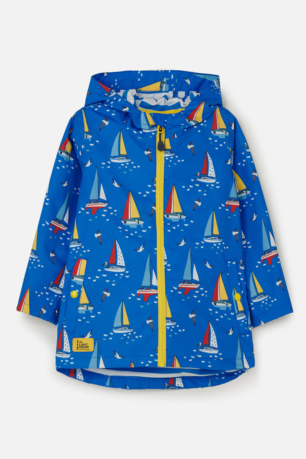 Lighthouse Boys Ethan Waterproof Coat Blue Boat