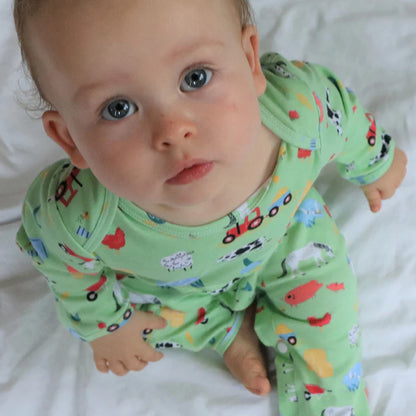Powell Craft Farmyard Print Jumpsuit FM17
