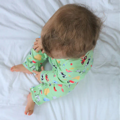Powell Craft Farmyard Print Jumpsuit FM17