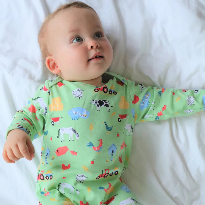 Powell Craft Farmyard Print Jumpsuit FM17