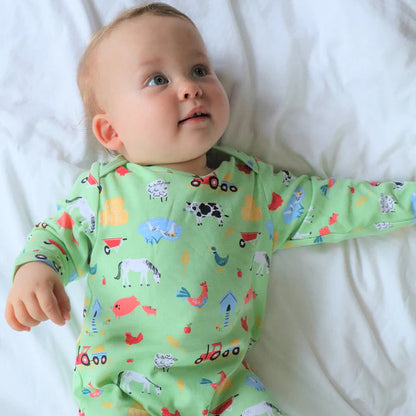 Powell Craft Farmyard Print Jumpsuit FM17
