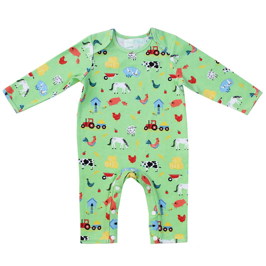 Powell Craft Farmyard Print Jumpsuit FM17