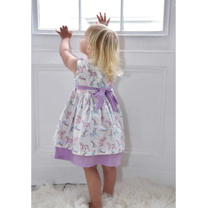 Powell Craft Unicorn Pinafore Dress GD24