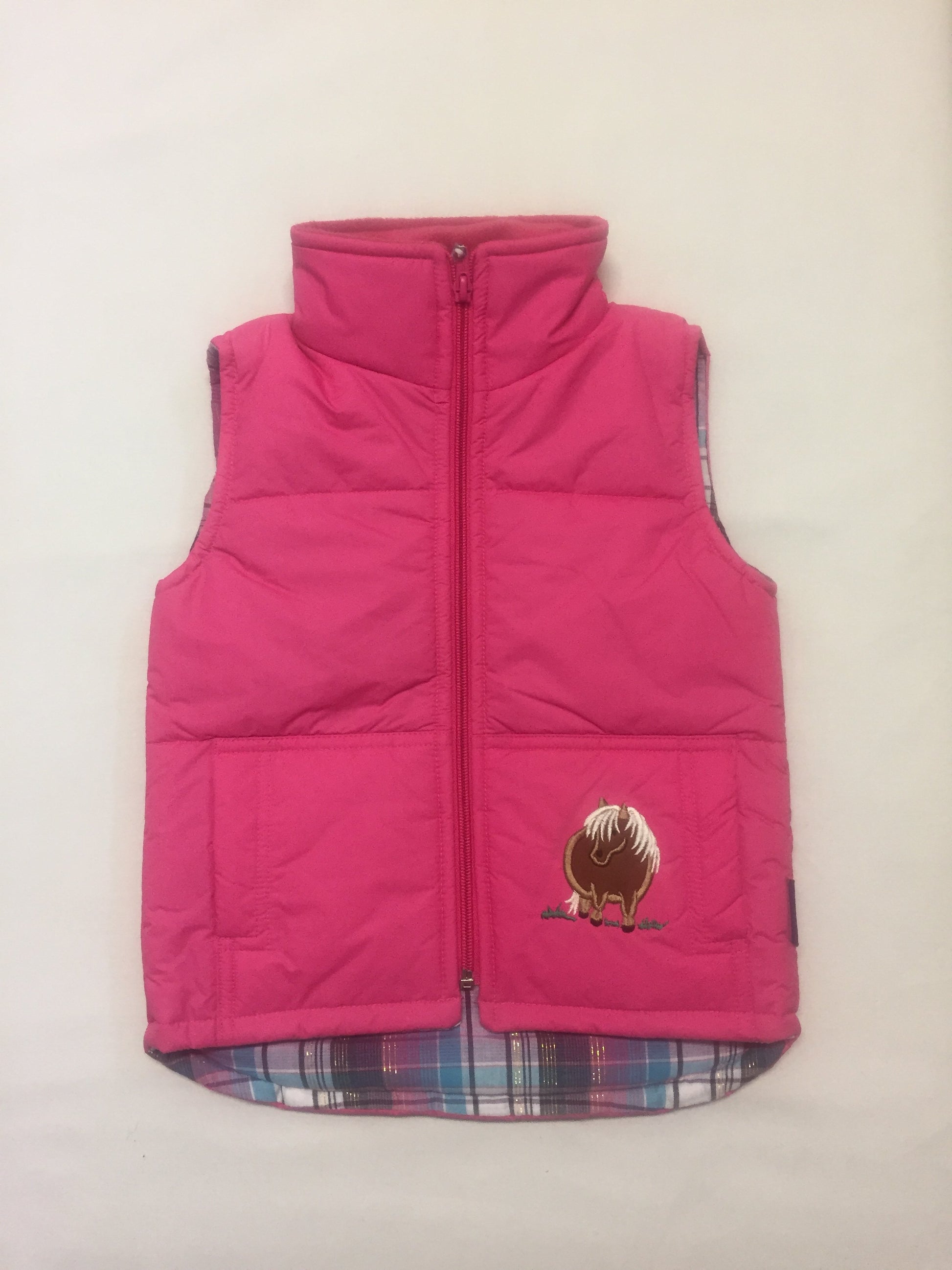Girls' Pony Bodywarmer in Pink