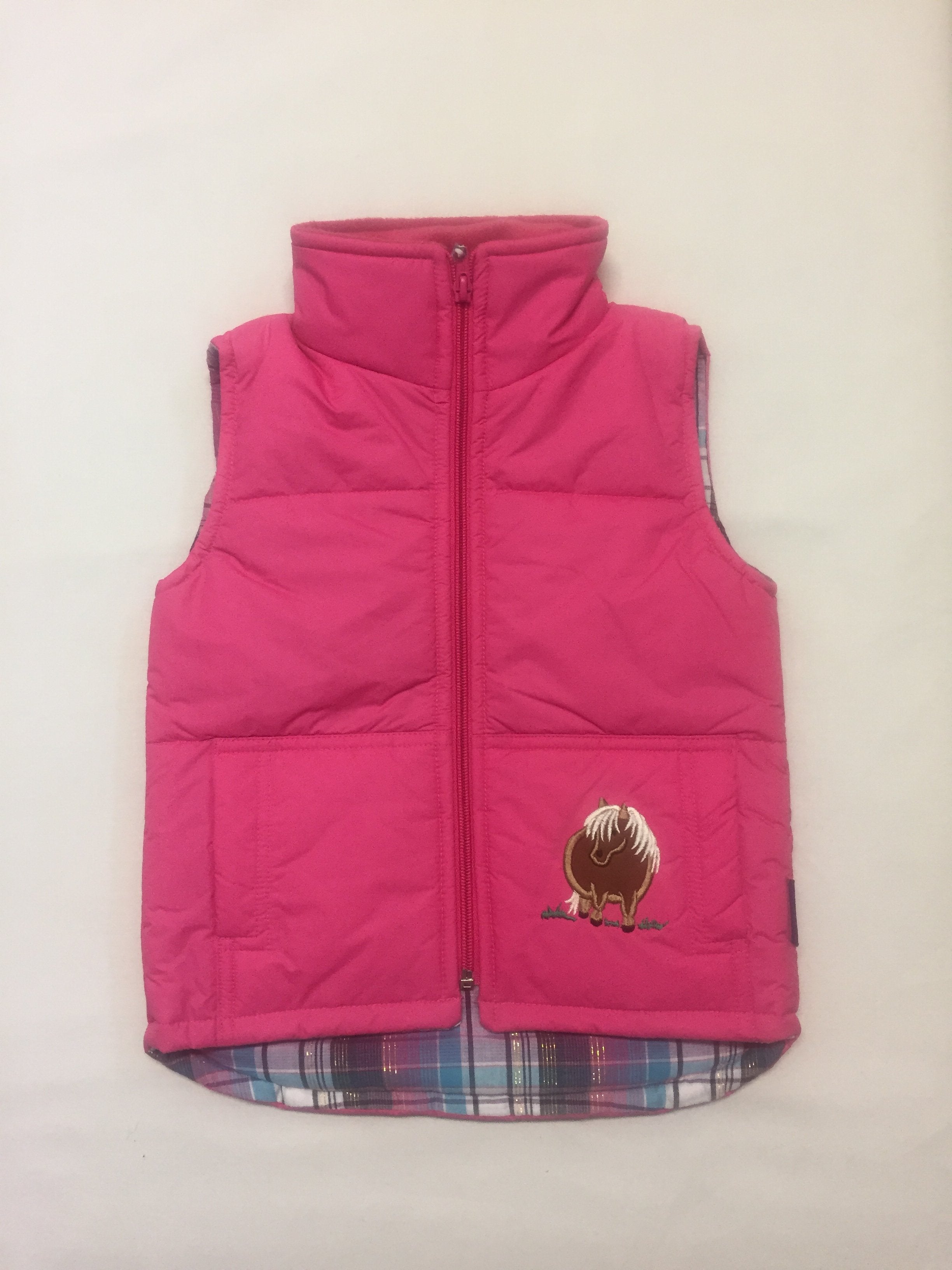 Girls' Pony Bodywarmer in Pink