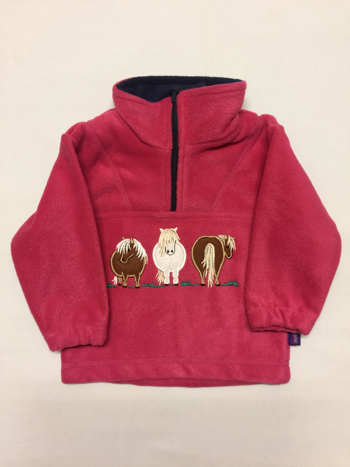 Girls Pony Fleece in Pink. www.millscountrystore.com