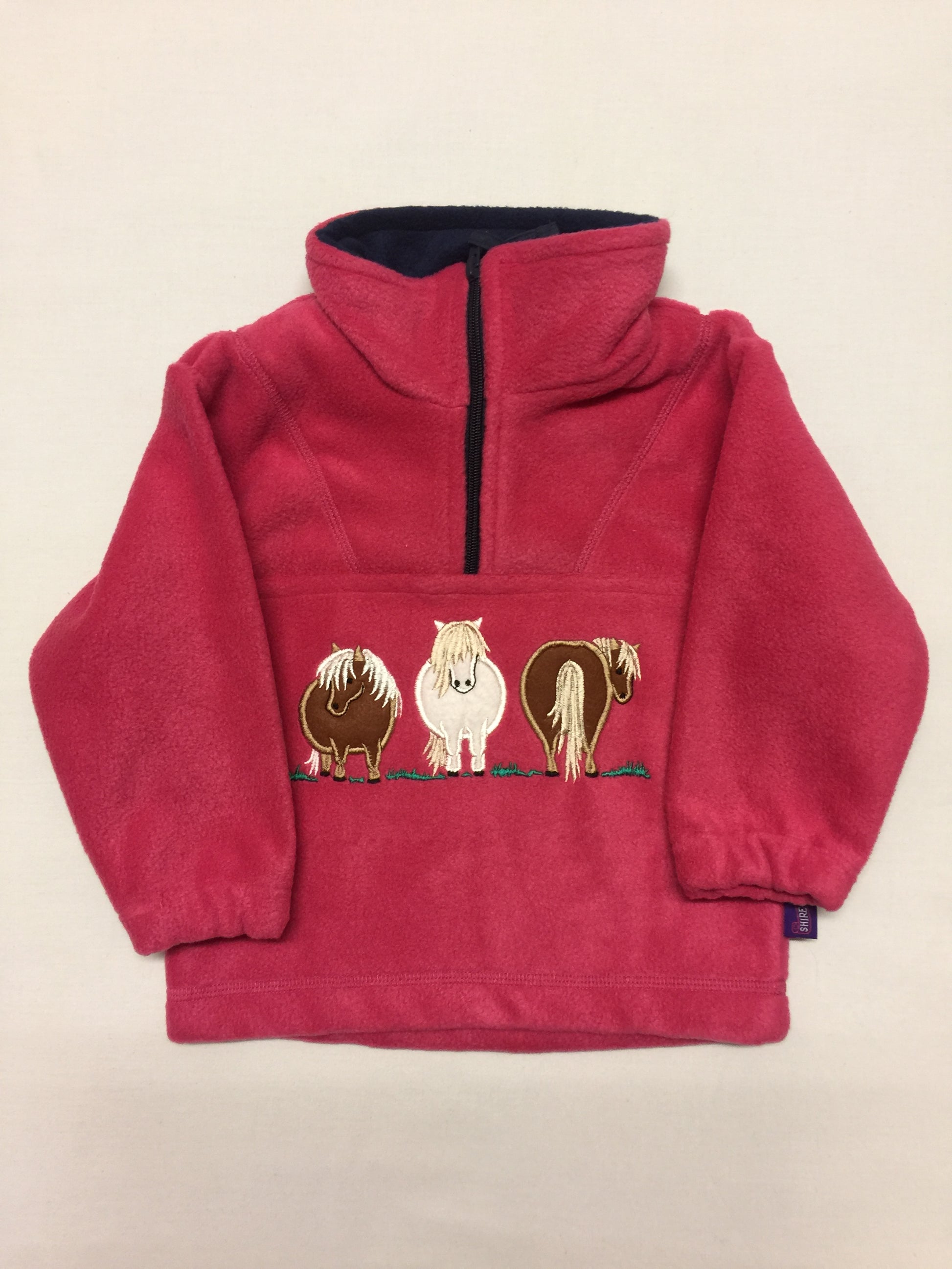 Girls Pony Fleece in Pink. www.millscountrystore.com