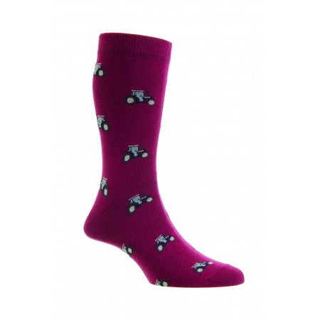 Classic Tractor Design Cotton Sock  @ millscountrystore.com
