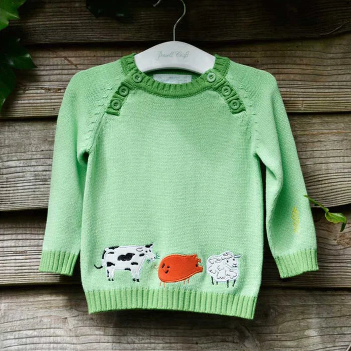 Powell Craft Farmyard Knitted Jumper