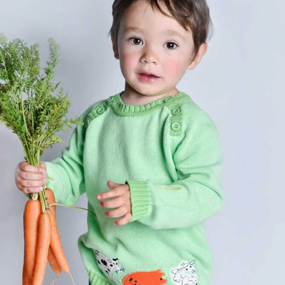 Powell Craft Farmyard Knitted Jumper