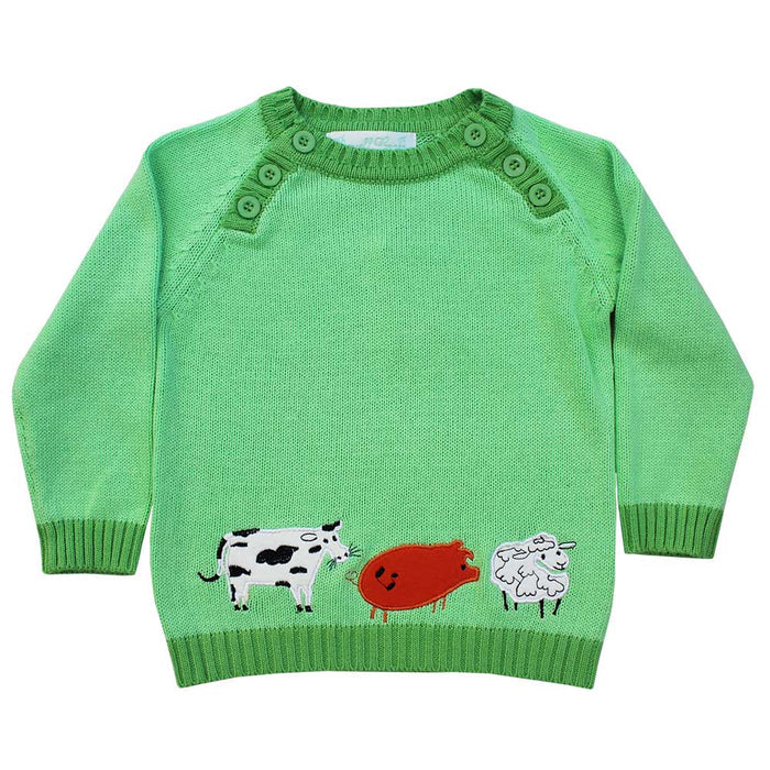Powell Craft Farmyard Knitted Jumper
