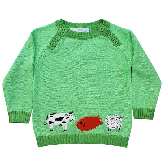 Powell Craft Farmyard Knitted Jumper