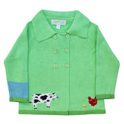 Powell Craft Farmyard Knitted Pram Coat