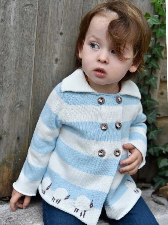 Powell Craft Tractor Knitted Pram Coat