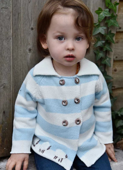 Powell Craft Tractor Knitted Pram Coat