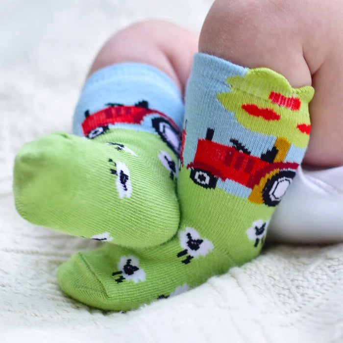 Powell Craft Tractor Socks                      Pack Of 2 Pairs