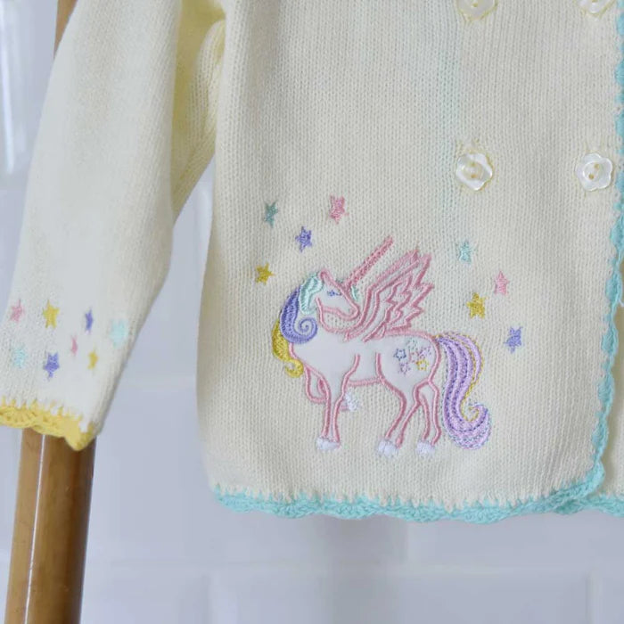 Powell Craft Unicorn Knitted Pram Coat