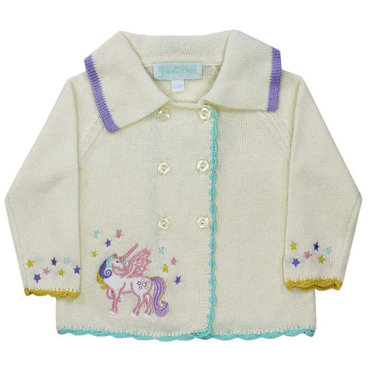 Powell Craft Unicorn Knitted Pram Coat