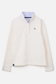 Lighthouse Haven Quarter Stud Sweatshirt - Coconut