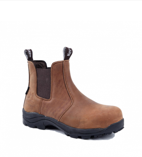 Heritage Dealer Safety Boots in Brown
