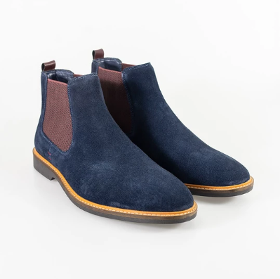 House of Cavani Arizona Boots in Navy