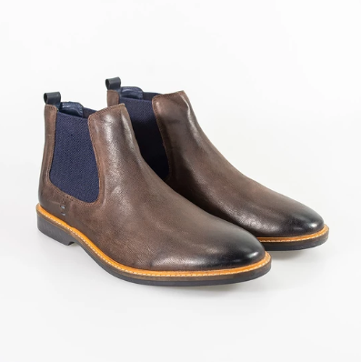 House of Cavani Arizona Boots in Rust Brown