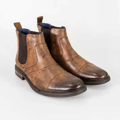 House of Cavani Bristol Chelsea Boot in Tan 