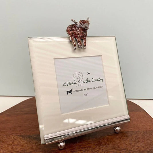 Highland Cow - Square Frame - 3"x 3" Picture Size