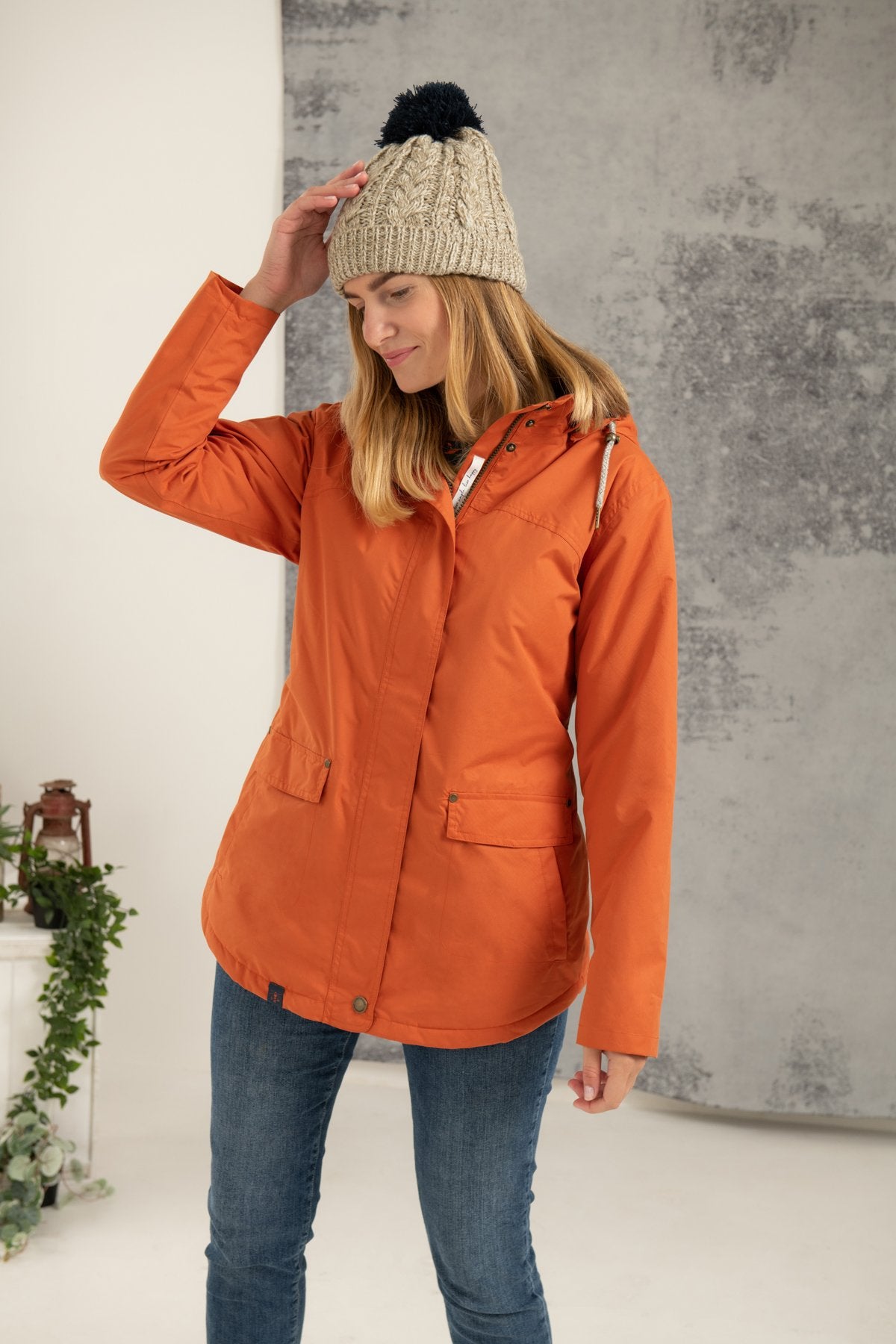 Lighthouse Iona Jacket in Burnt Orange